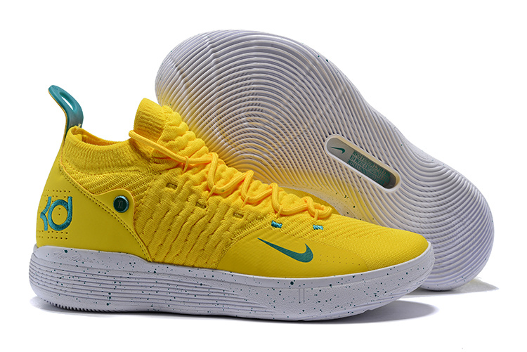 Cheapest Nike Zoom KD 11 EP Bright Yellow Storm Team Kevin