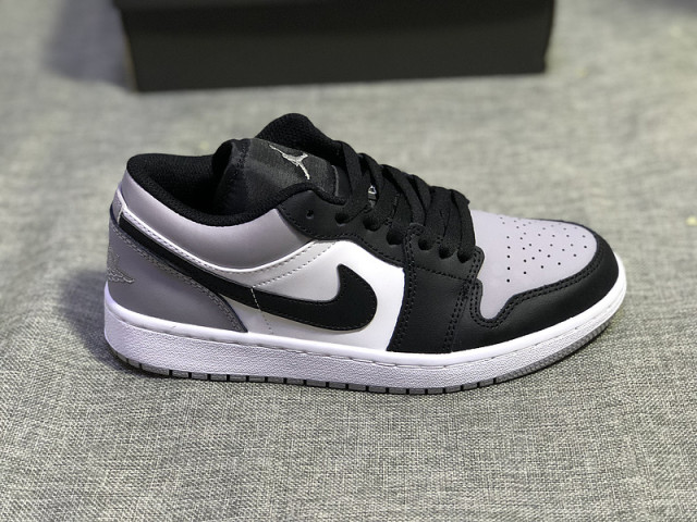 Nike Air Jordan 1 Low Shadow White Atmosphere Grey Black
