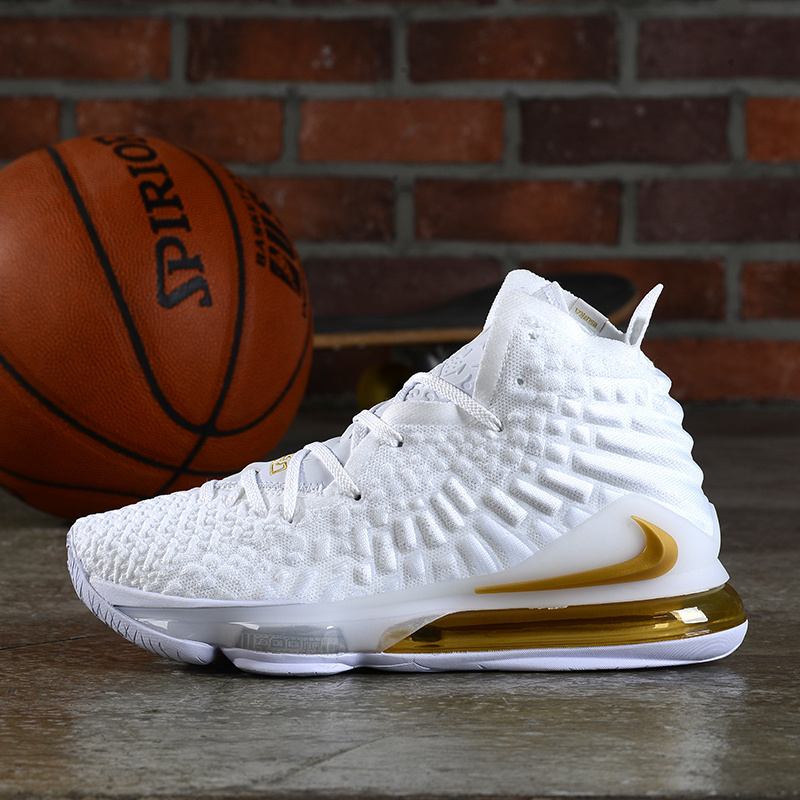 white gold basketball shoes
