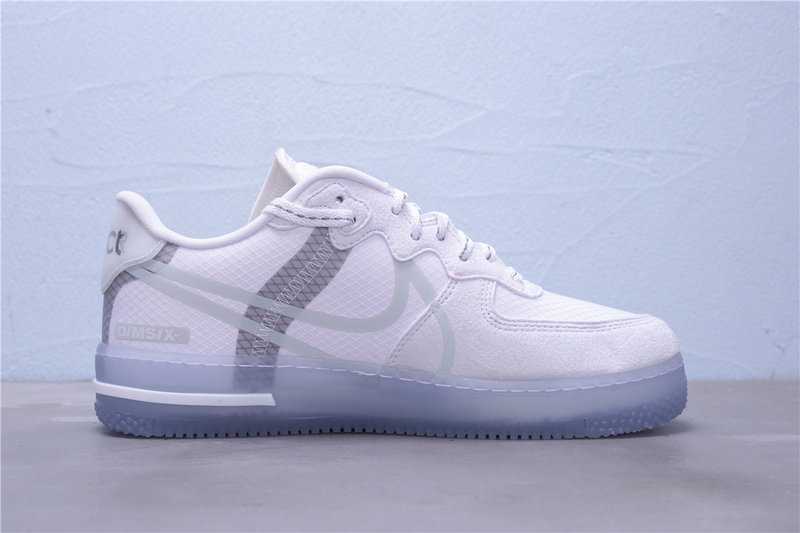 air force 1 react qs light bone