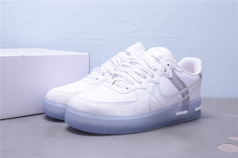 nike air force react qs light bone